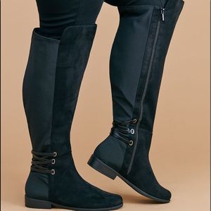 Over the knee corset boot